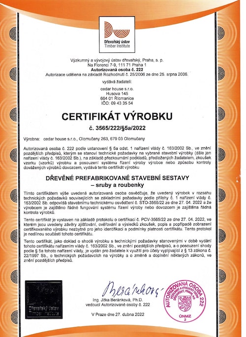 Náhled certifikátu